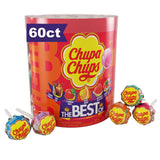 Chupa Chups Assorted Lollipops 60-Count – Safe Classroom Reward Treats for Students & School Staff