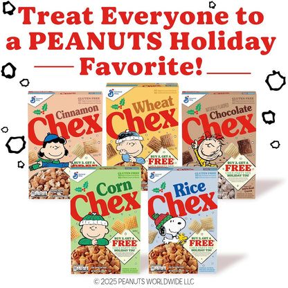 Cinnamon Chex Cereal Family Size – Wholesome Vitamin-Fortified Start for Wellness Routines