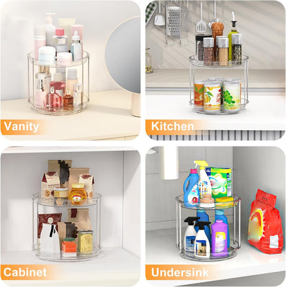 clear glossy plastic body offered in 10 colors plus a 3-tier size variant