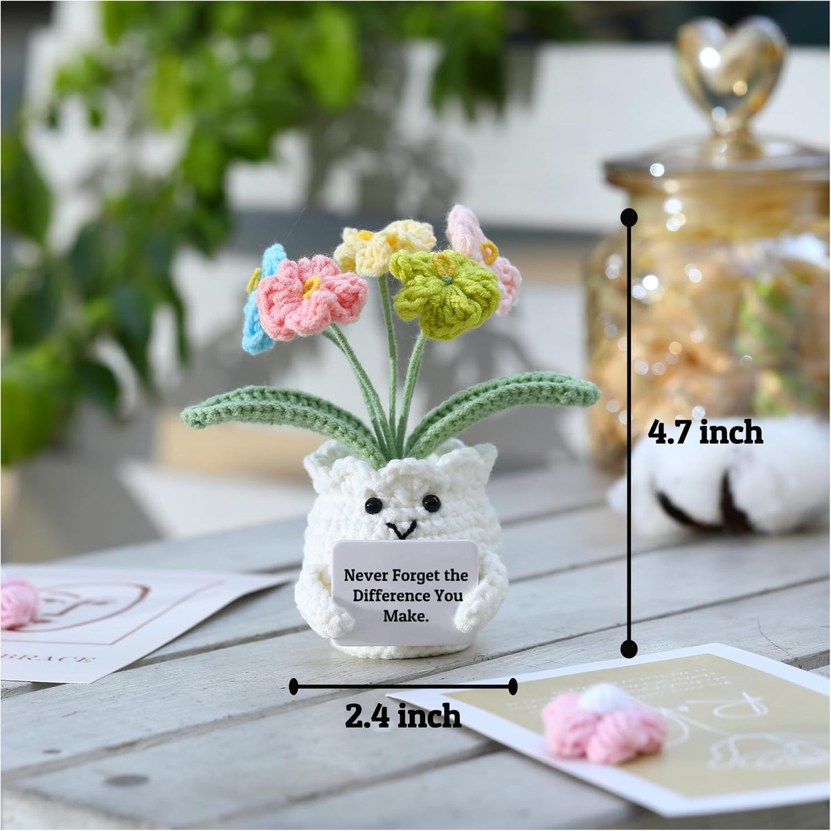 clear pet display box packaging included for immediate gifting