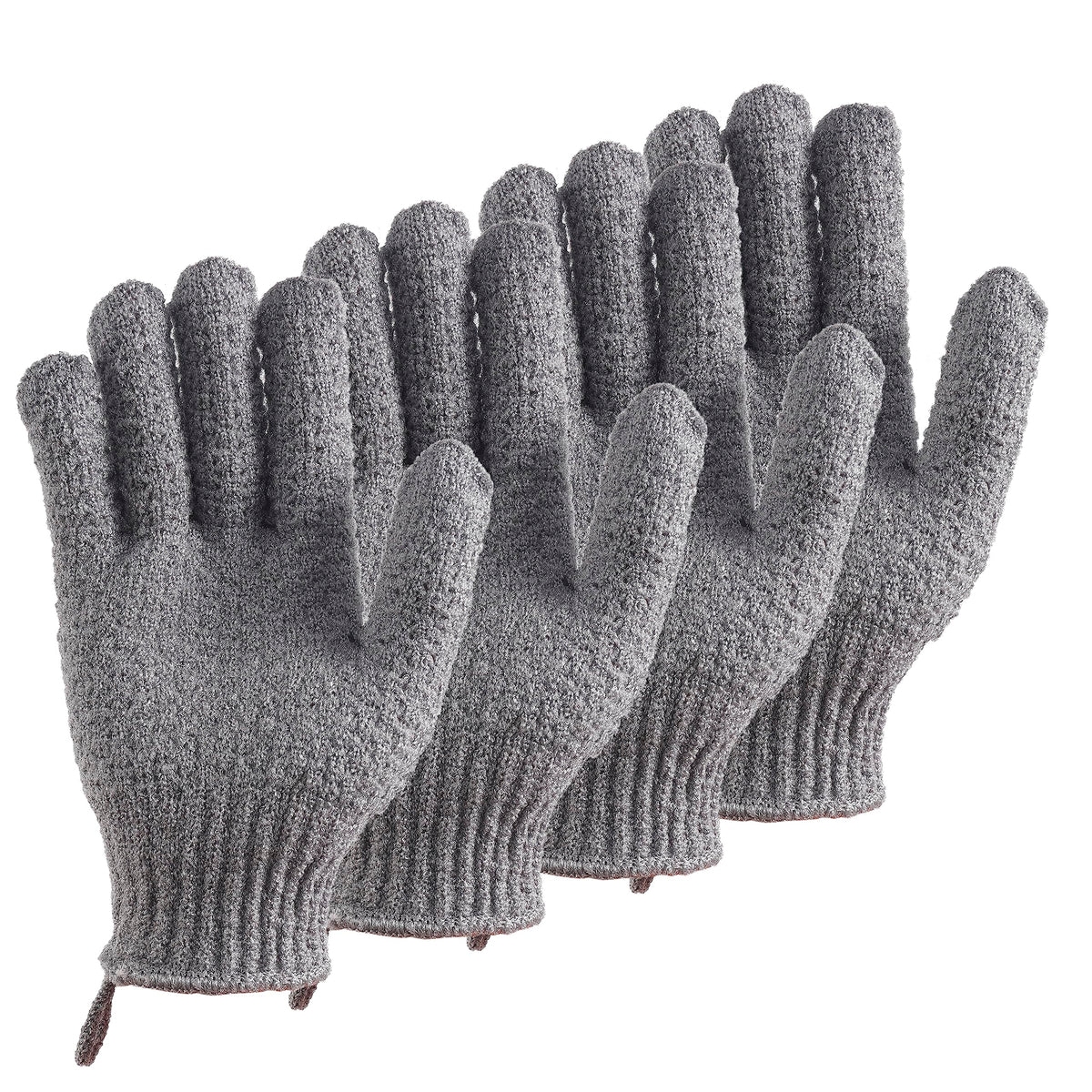 CLEEDY Exfoliating Gloves for Shower – Portable Bath Mitts for Camping, Hotel and Gym Locker Room Skincare