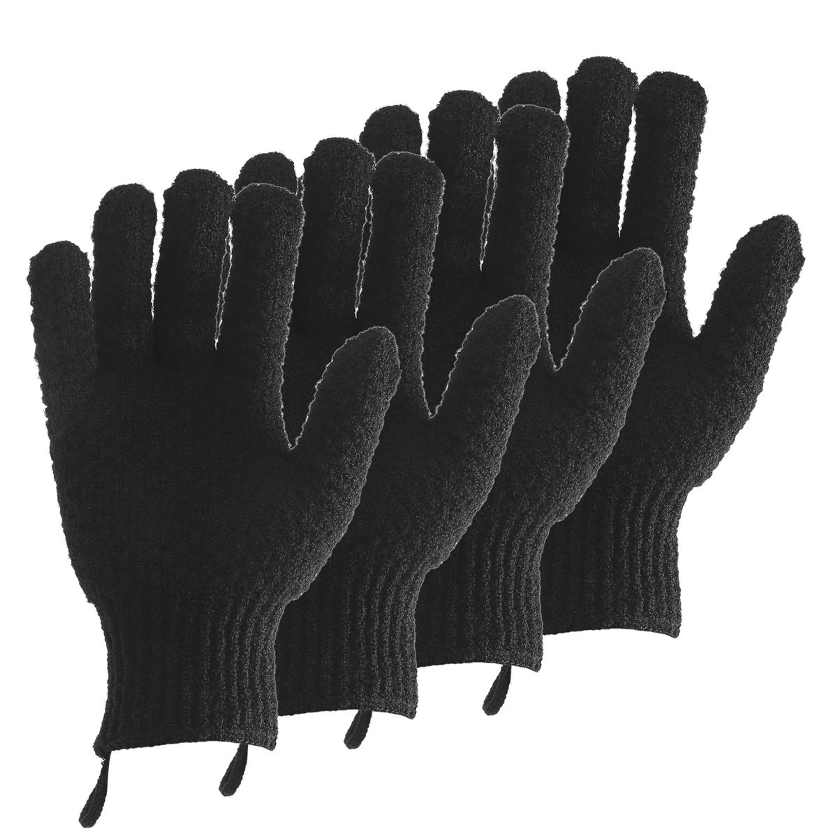 CLEEDY Exfoliating Gloves for Shower – Portable Bath Mitts for Camping, Hotel and Gym Locker Room Skincare