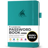 Clever Fox Password Book – Thoughtful Birthday Gift for Mom and Grandma, Alphabetical Internet Password Logbook