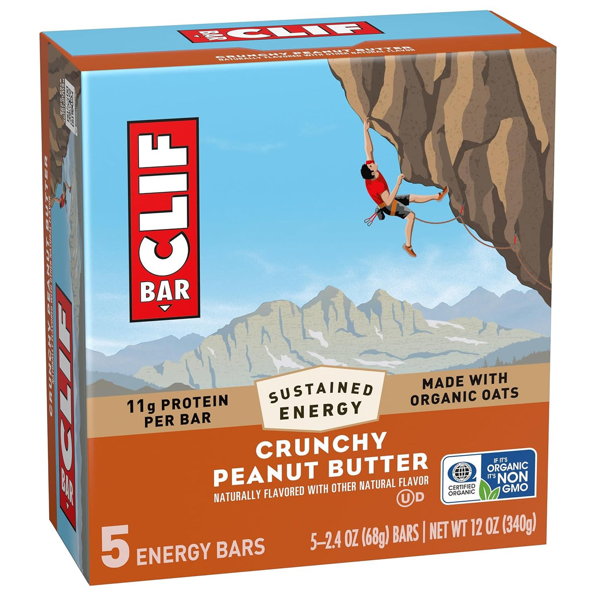 CLIF BAR Endurance Snack Bar – Compact Crag and Trail Food for Hiking, Biking, and Backpacking