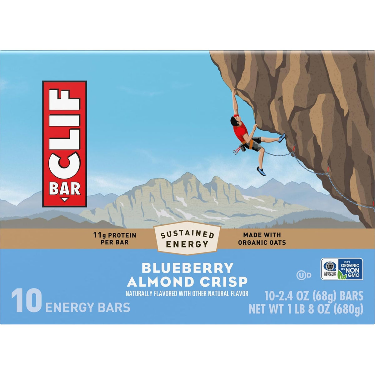CLIF BAR Energy Bars – Individually Wrapped Office Snack to Beat the Mid-Afternoon Energy Crash