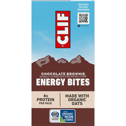 CLIF BAR Energy Bites - Camping and Patio Snack, Individually Wrapped Energy Packs for Outdoor Adventures
