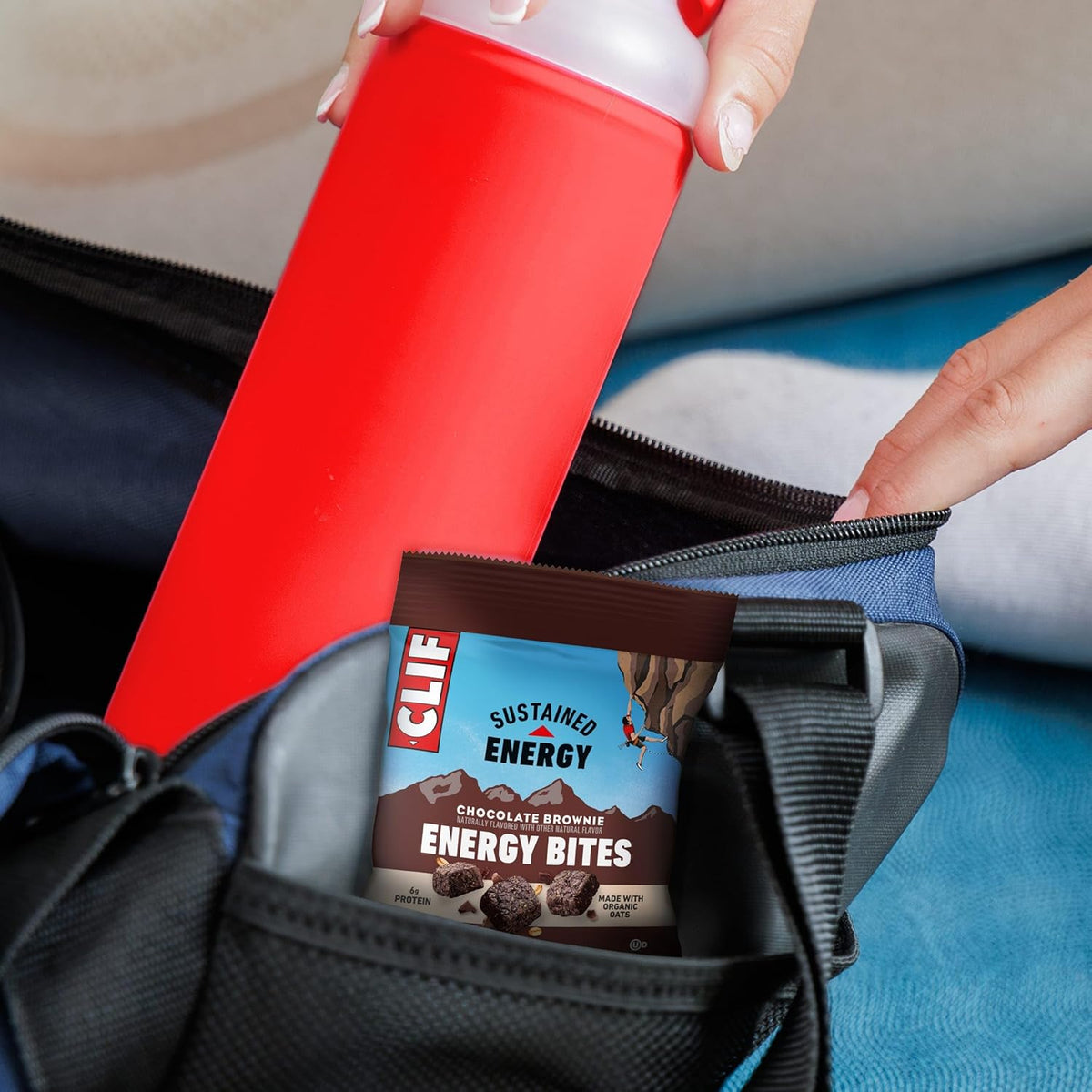 CLIF BAR Energy Bites - Camping and Patio Snack, Individually Wrapped Energy Packs for Outdoor Adventures