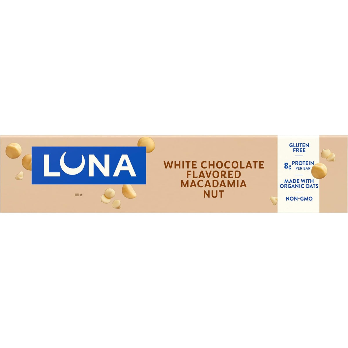 Clif Bar Luna White Chocolate Macadamia – Clean Gluten-Free Snack for Fitness Locker Room and Holistic Reset Moments