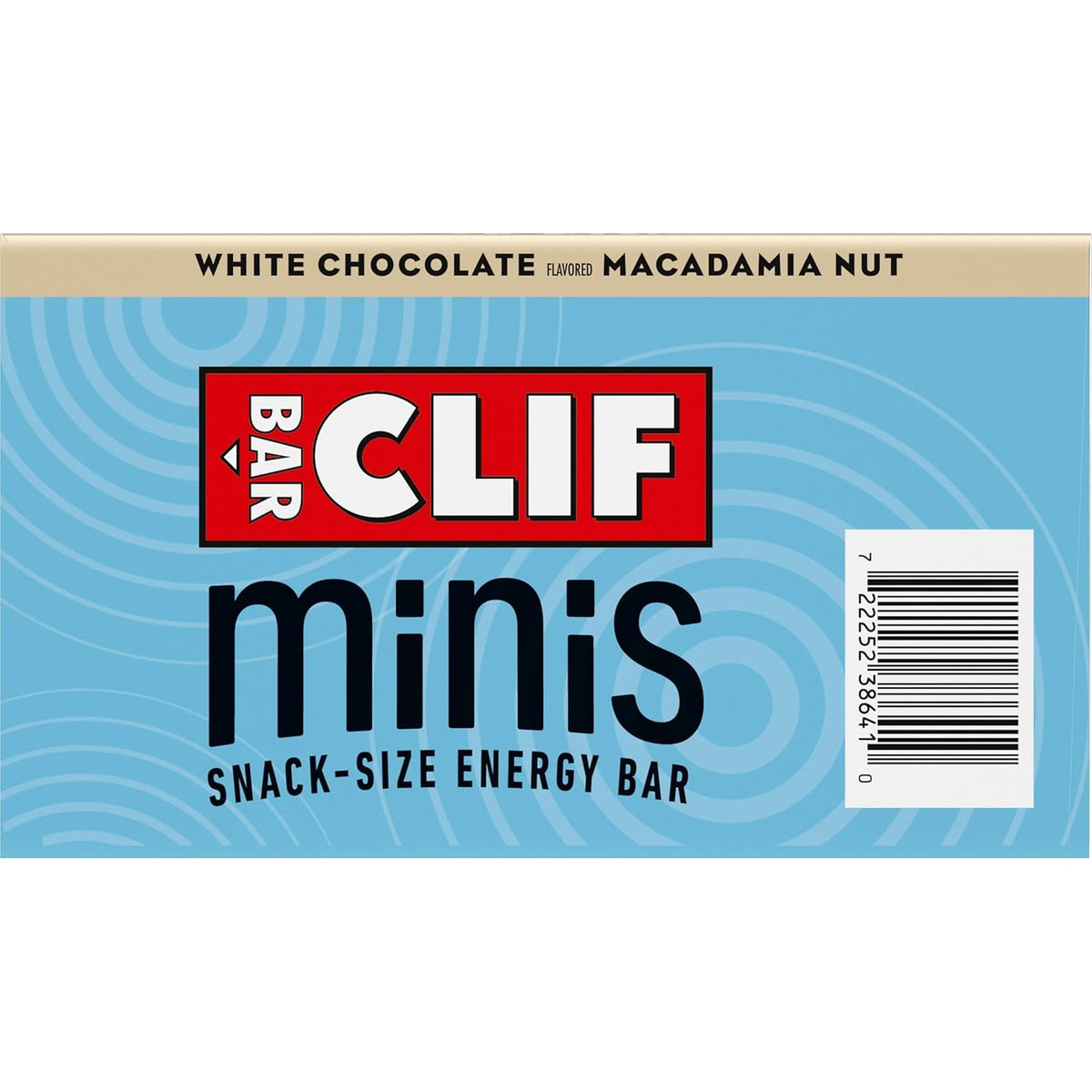 CLIF BAR Minis White Chocolate Macadamia Nut Organic Snack Bars for Family Day Hikes and Weekend Adventures