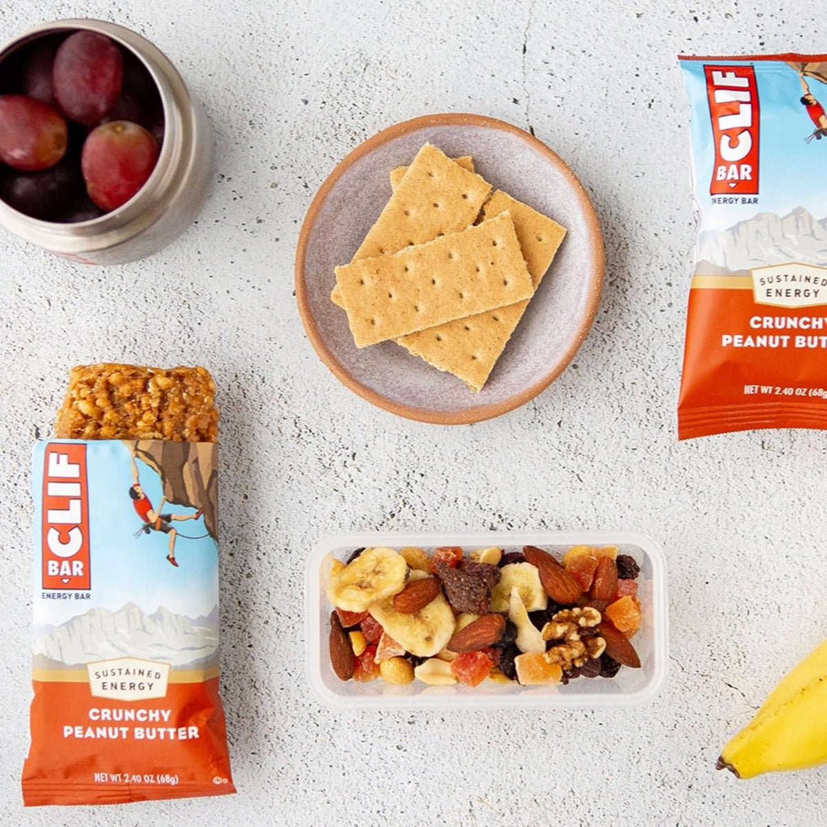 CLIF BAR Plant-Based Protein Snack – Car Cup Holder Friendly Bar for School Pickup and Road Trips