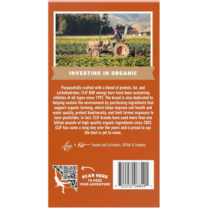 CLIF BAR Plant-Based Protein Snack – Car Cup Holder Friendly Bar for School Pickup and Road Trips