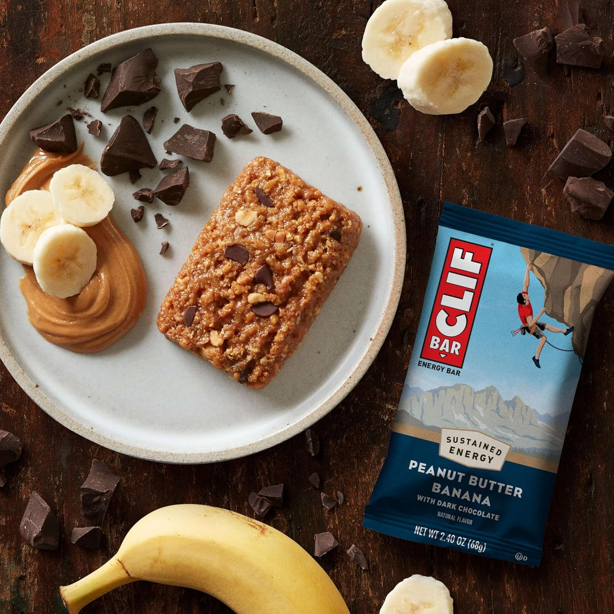 CLIF BAR Plant Protein Snack Bars – Holiday Gift for Hikers, Cyclists, and Endurance Athletes, Non-GMO, 10 Pack