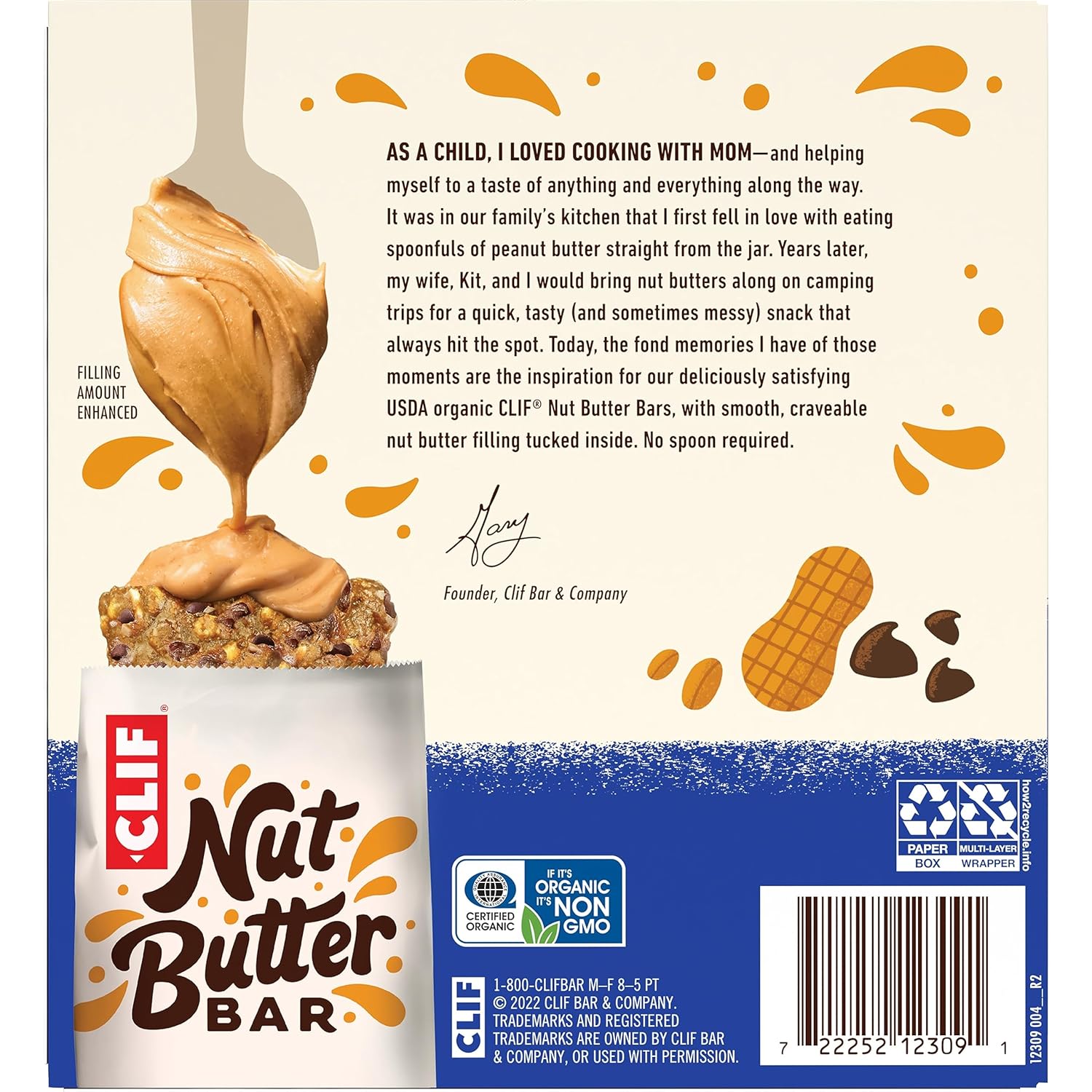 CLIF Nut Butter Bar – Lightweight Snack for Camping, Kayaking, and Day Hikes