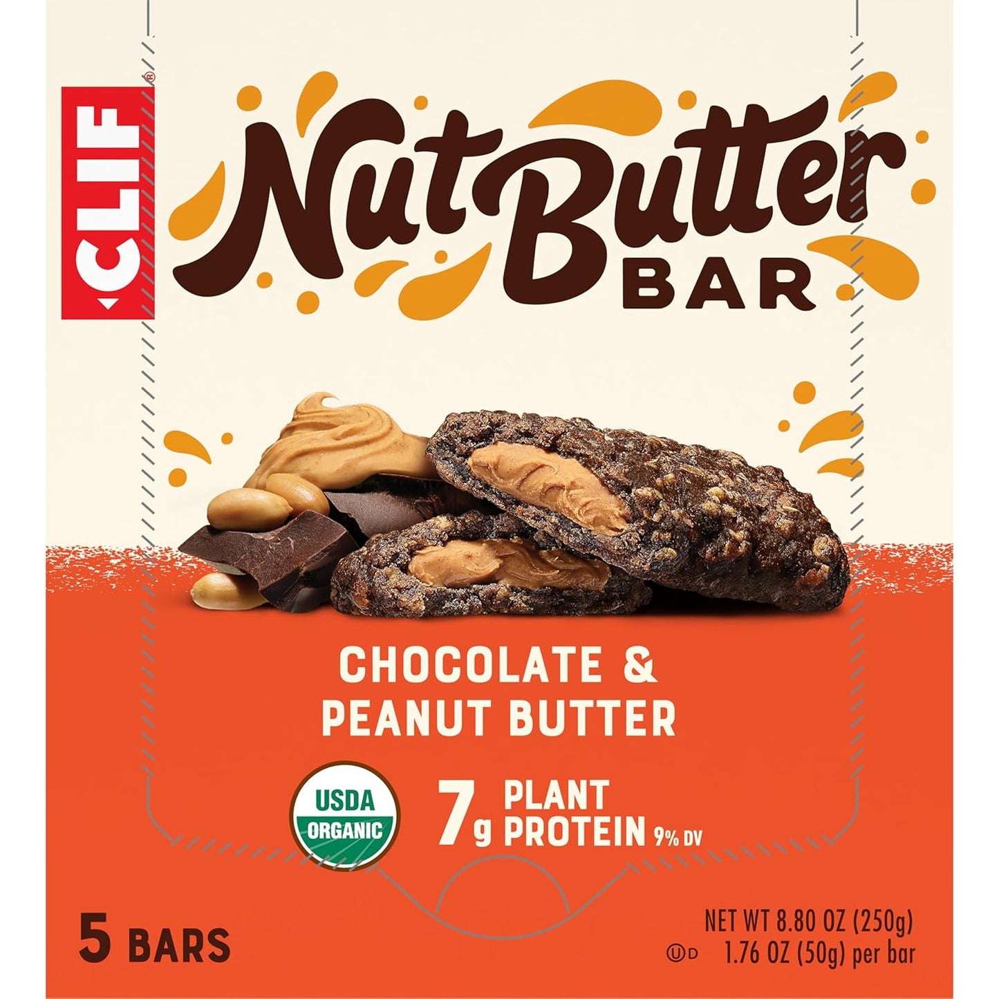 CLIF Nut Butter Bar – Organic Trail Snack for Camping Trips and Outdoor Concert Weekends