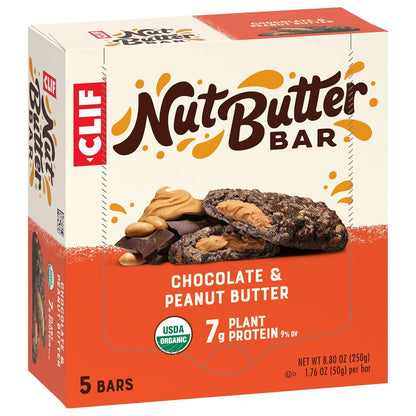 CLIF Nut Butter Bar – Organic Trail Snack for Camping Trips and Outdoor Concert Weekends