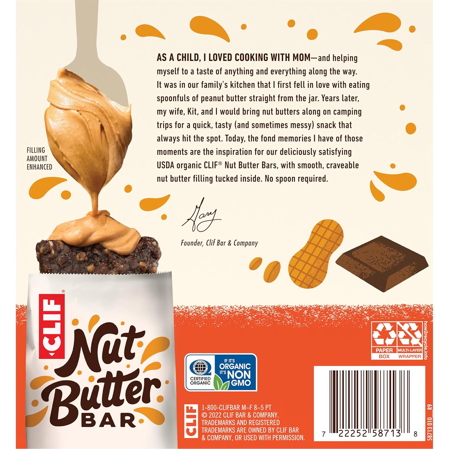CLIF Nut Butter Bar – Organic Trail Snack for Camping Trips and Outdoor Concert Weekends