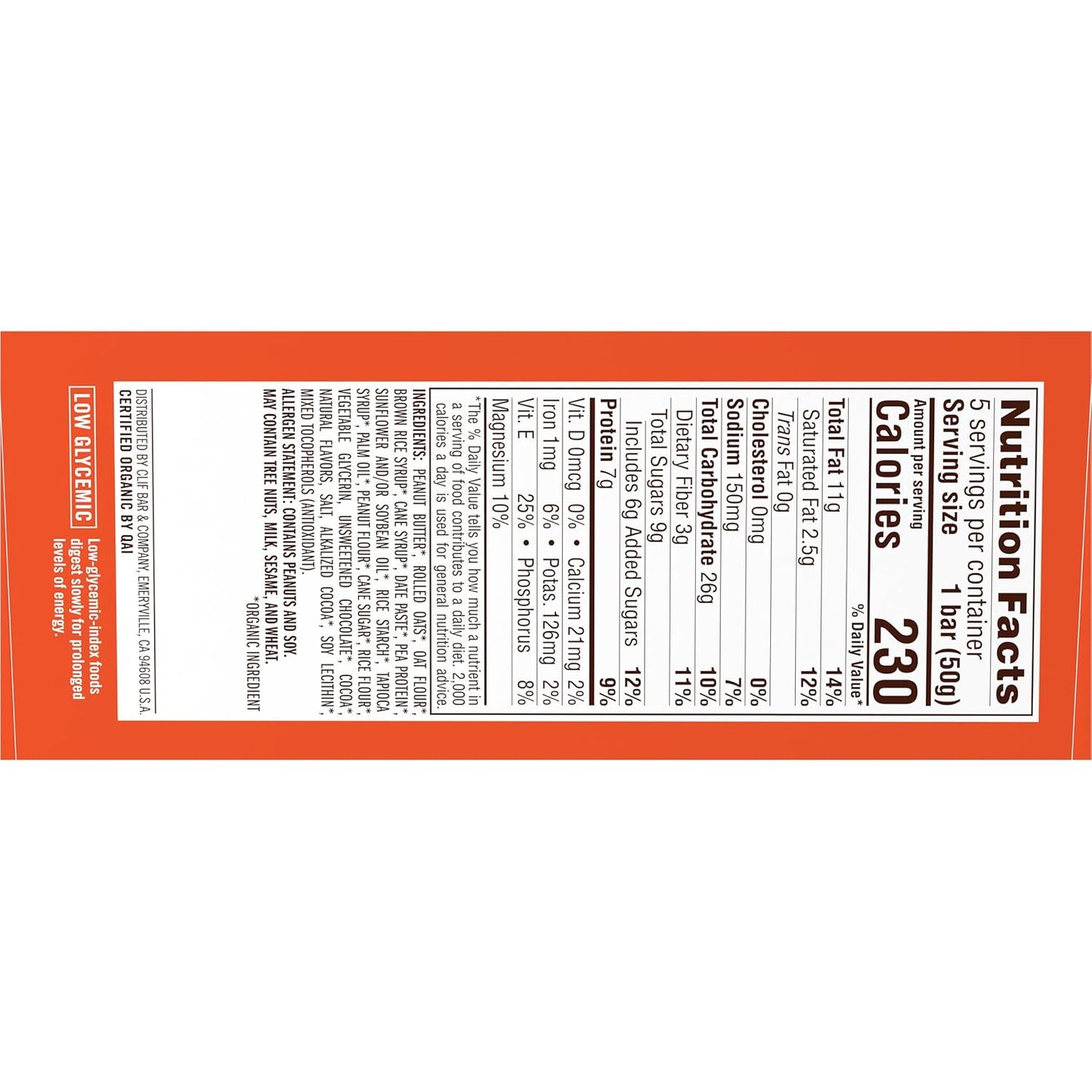 CLIF Nut Butter Bar – Organic Trail Snack for Camping Trips and Outdoor Concert Weekends