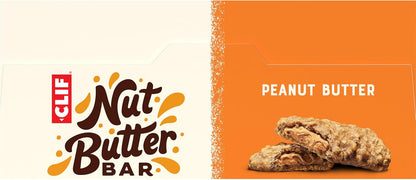 CLIF Nut Butter Bar Peanut Butter – Lightweight Fuel for Camping Trips, 5-Pack