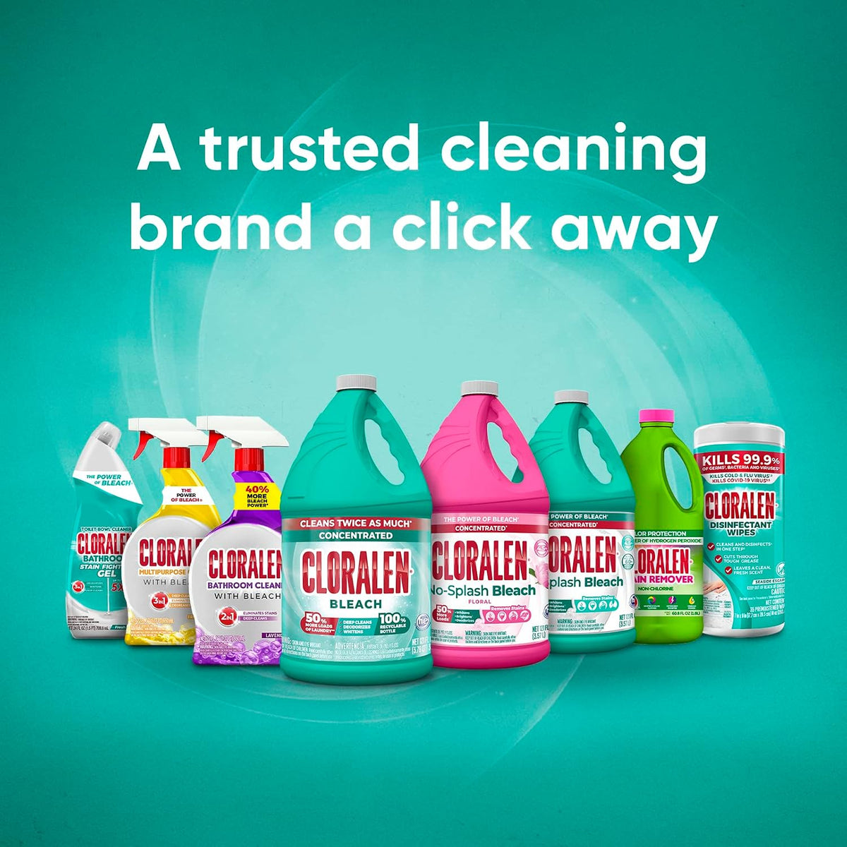 Cloralen Household Cleaning Liquid Bleach – Intentional Living Laundry Whitener and All-Surface Degreaser