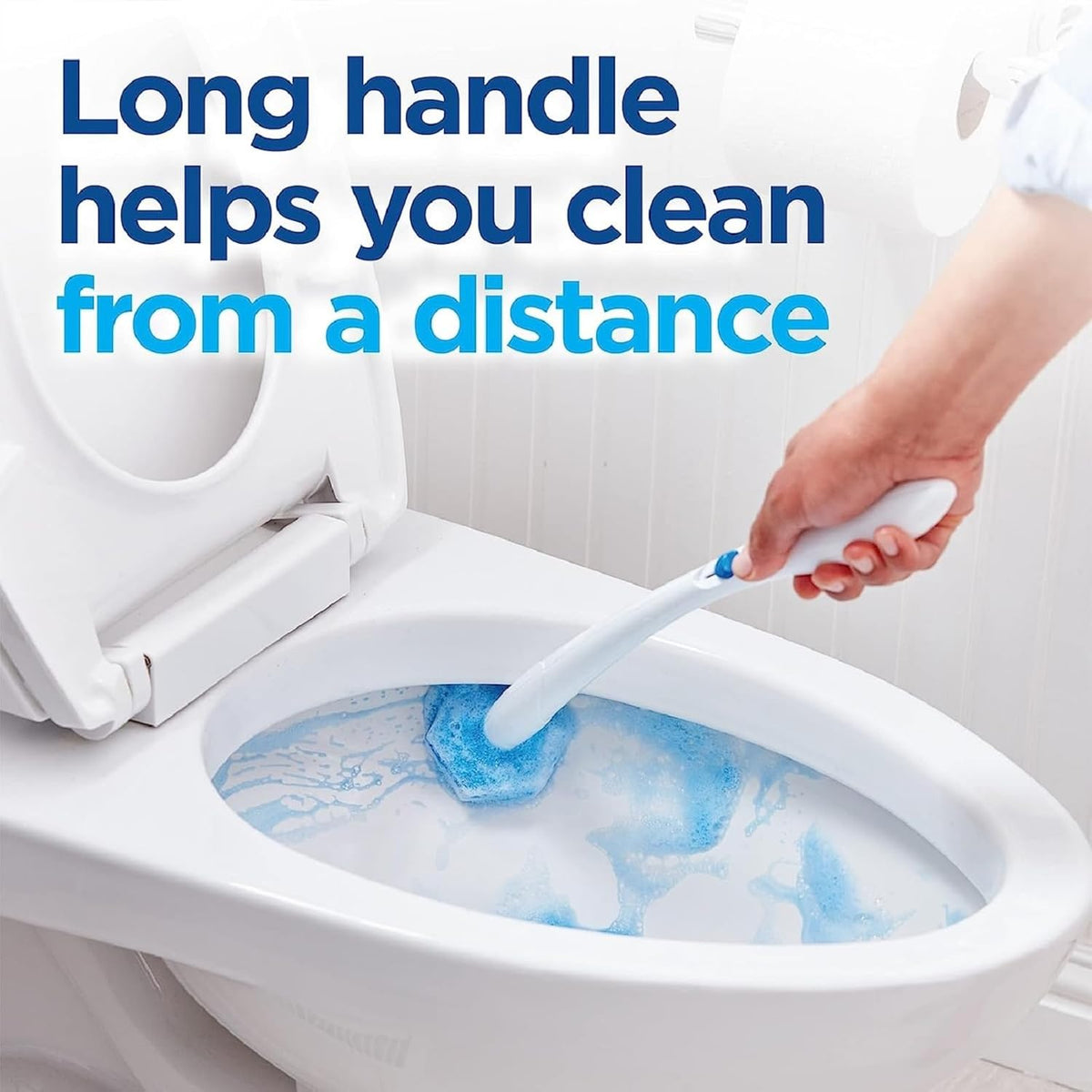 Clorox ToiletWand Toilet Bowl Disinfecting Pads – Hygienic No Handle Contact Refills for Allergy Aware Homes, 30 Count
