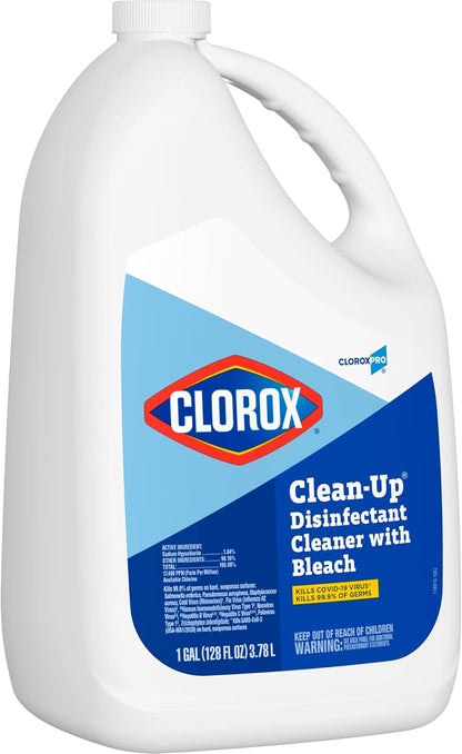CloroxPro Clean-Up Bleach Disinfectant Spray – Commercial Shower and Spa Facility Surface Sanitizer