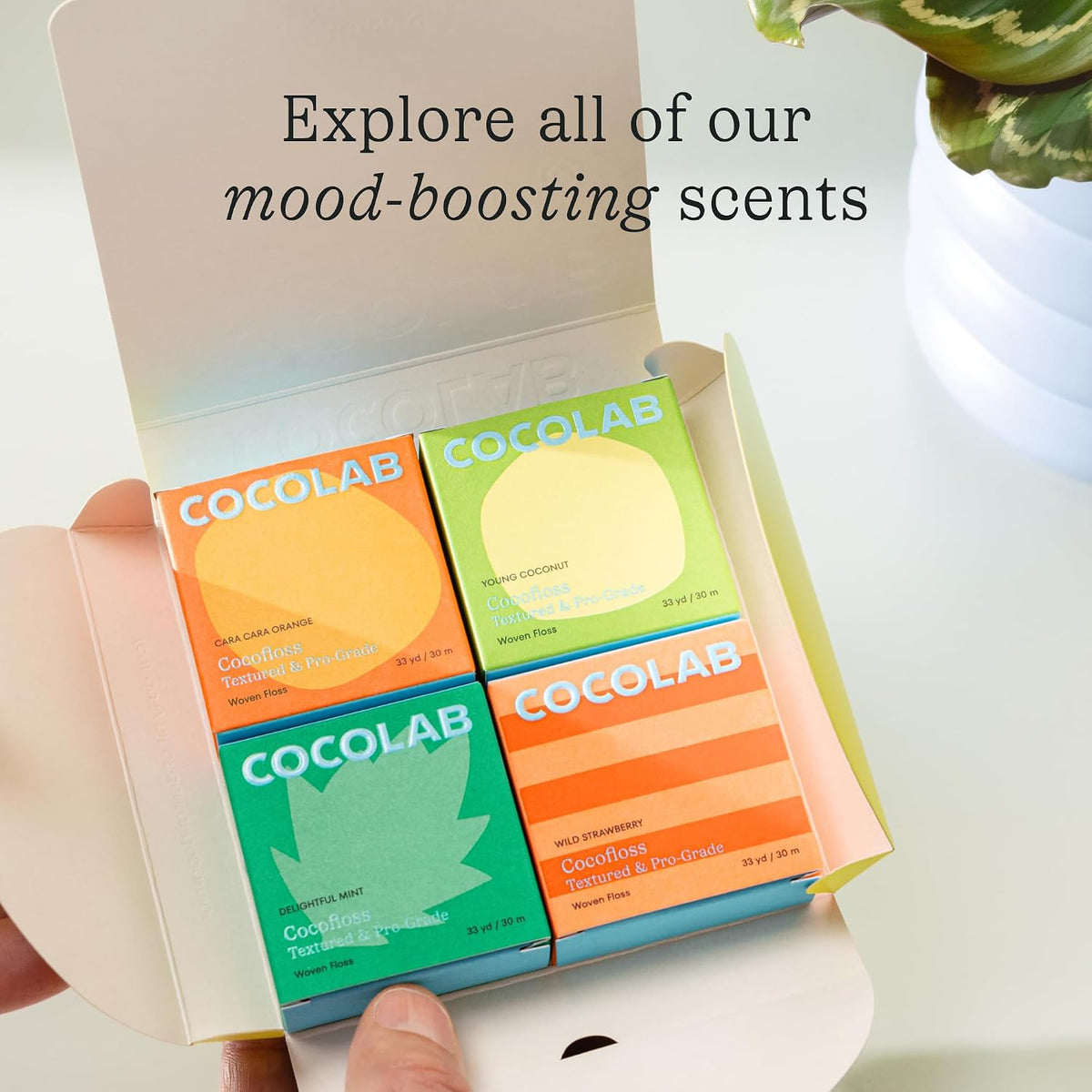 Cocofloss Expanding Woven Dental Floss by Cocolab – Housewarming Present for Eco Friends, Refillable Dental Floss Bundle