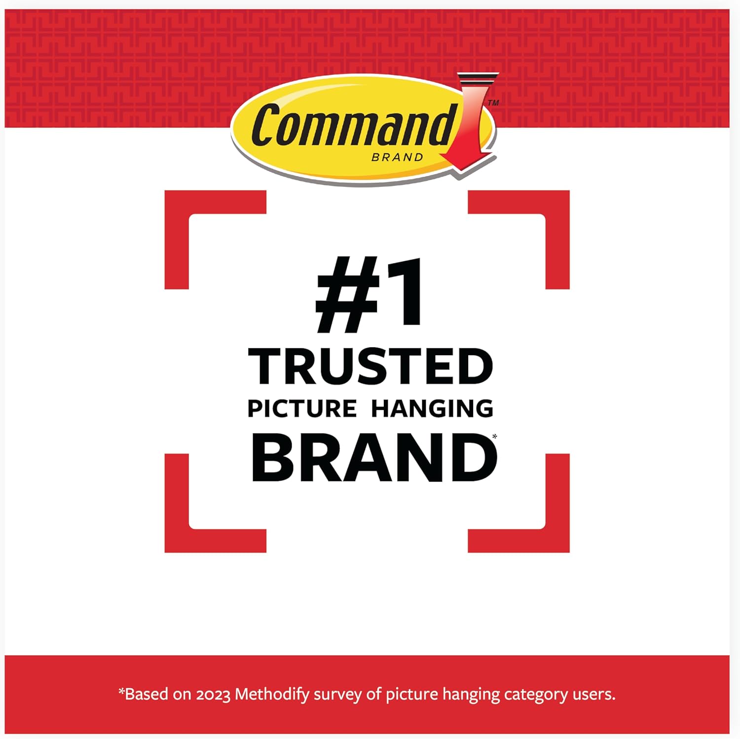 Command 20 Lb XL Heavyweight Picture Hanging Strips, Streamlined Damage Free Mounts for Modern Minimal Decor and Reorganized Living Spaces, 8 Pairs White Adhesive Strips