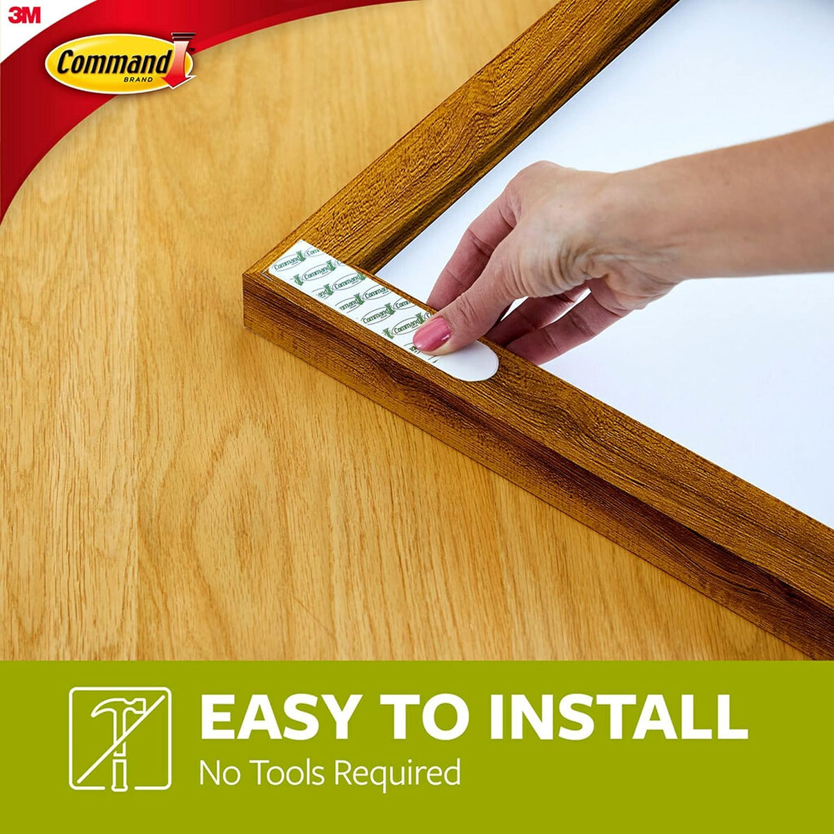 Command 20 lb XL Picture Hanging Strips – Tool-Free Hangers for Playroom Frames and Family Photo Displays