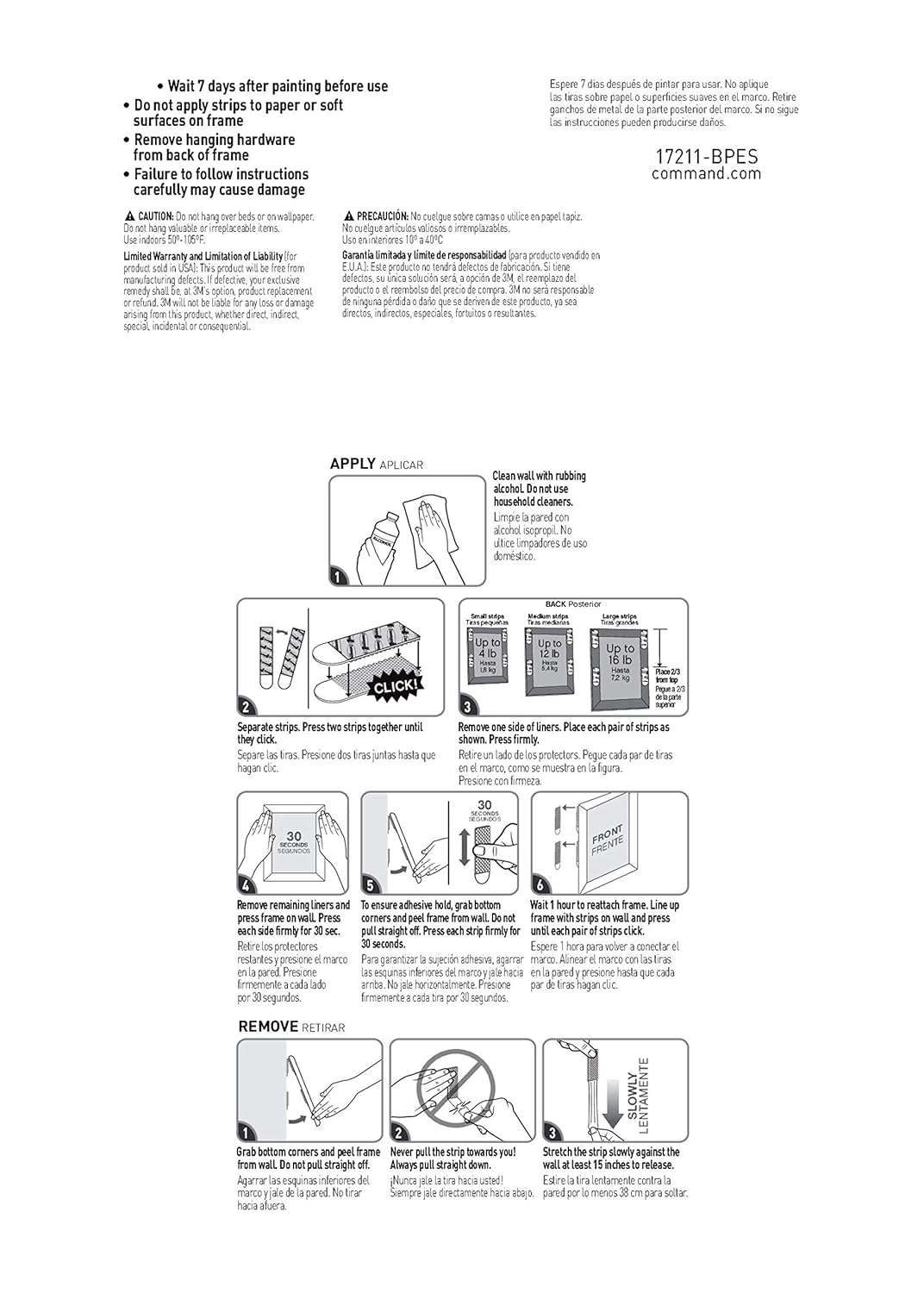 Command 64-Strip Picture Hanging Kit – Practical Gift for New Homeowners, Damage-Free Decor