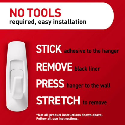 Command Damage Free Hooks – Simple Neutral White Hooks for Uncluttered Spaces