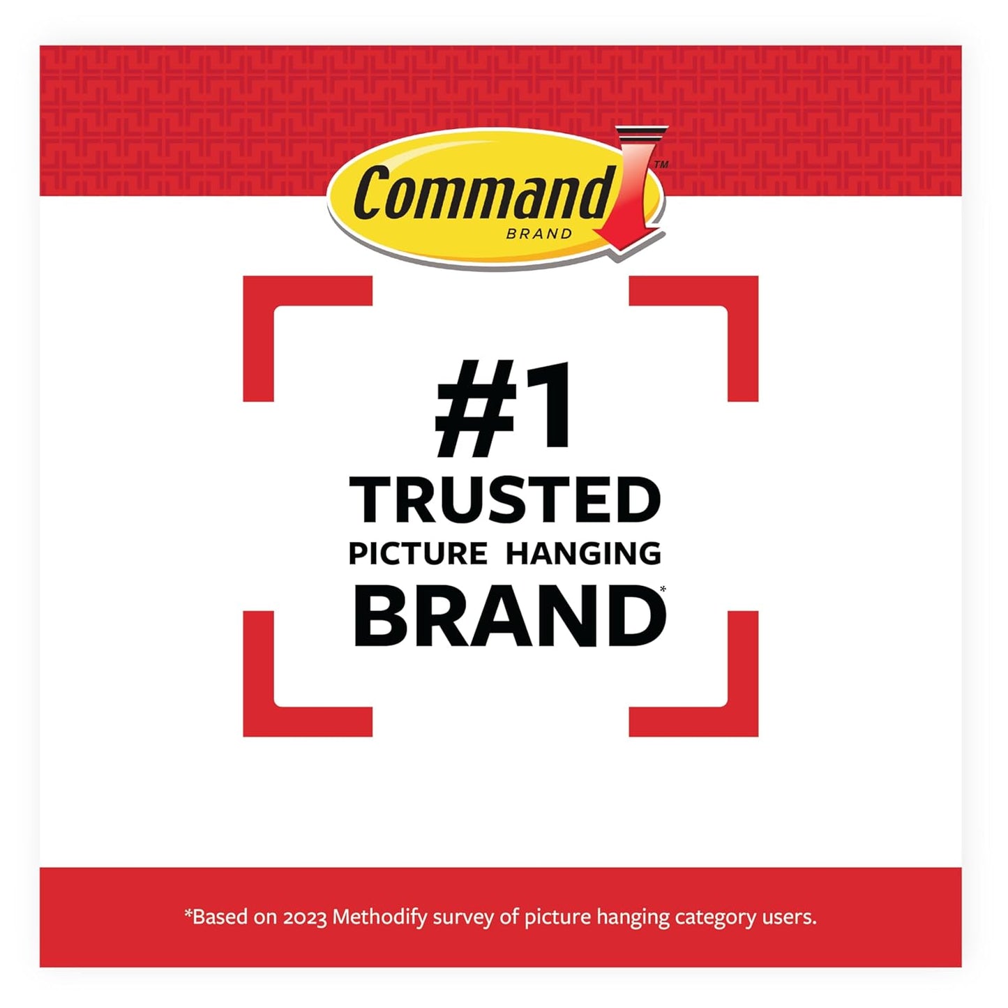 Command Large Picture Hanging Strips, White – Sleek No-Drill Hanger for Framed Line Art and Simple Home Styling