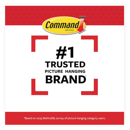Command Large Picture Hanging Strips, White – Sleek No-Drill Hanger for Framed Line Art and Simple Home Styling