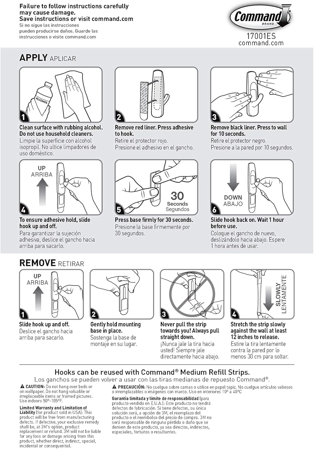 Command Medium Utility Hook Mega Pack – Useful Hostess Gift for Holiday Gatherings and Guest Room Hosting