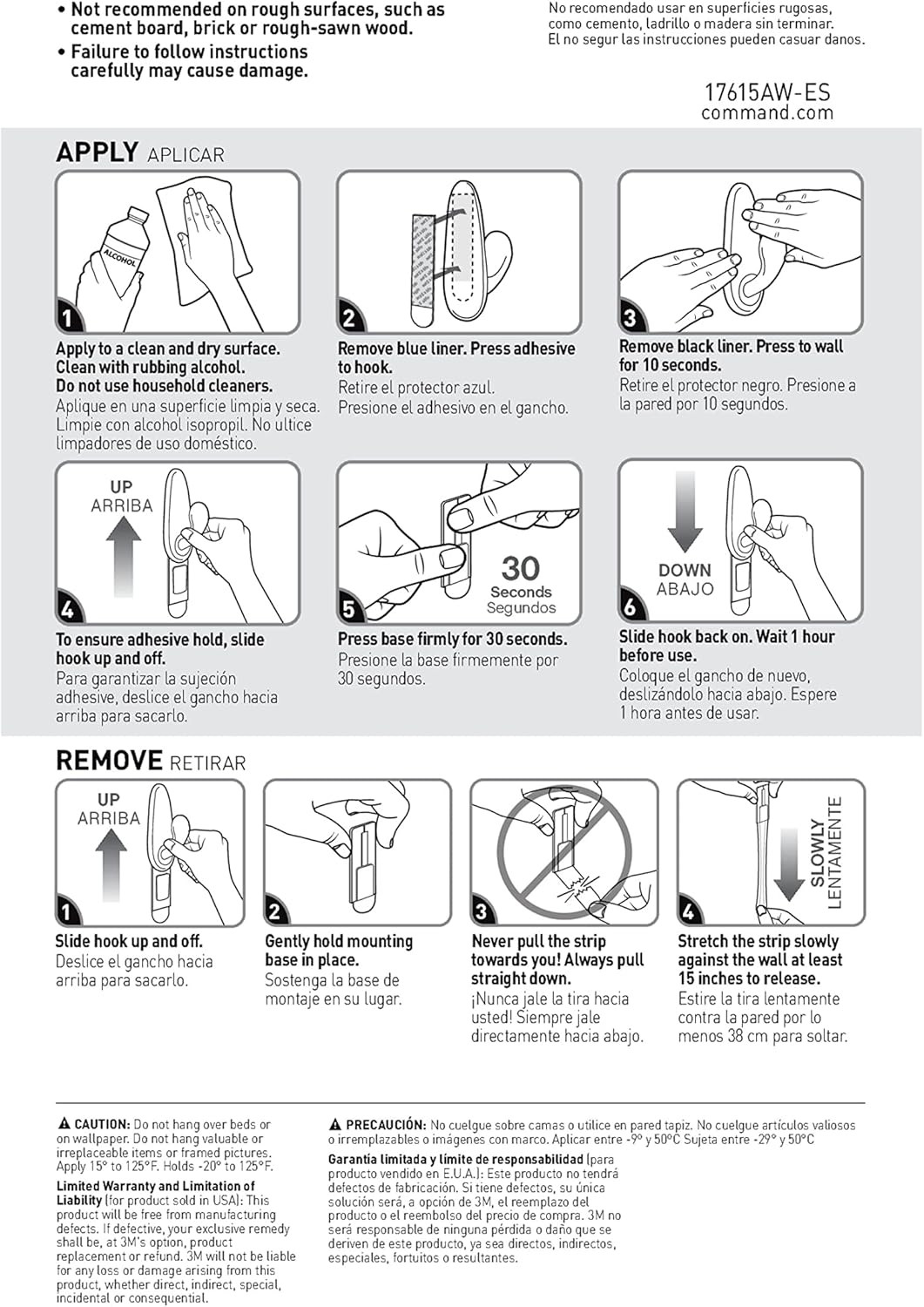 Command Outdoor Refill Strips – Stylish Re-Hanging Solution for Outdoor Wall and Window Hooks