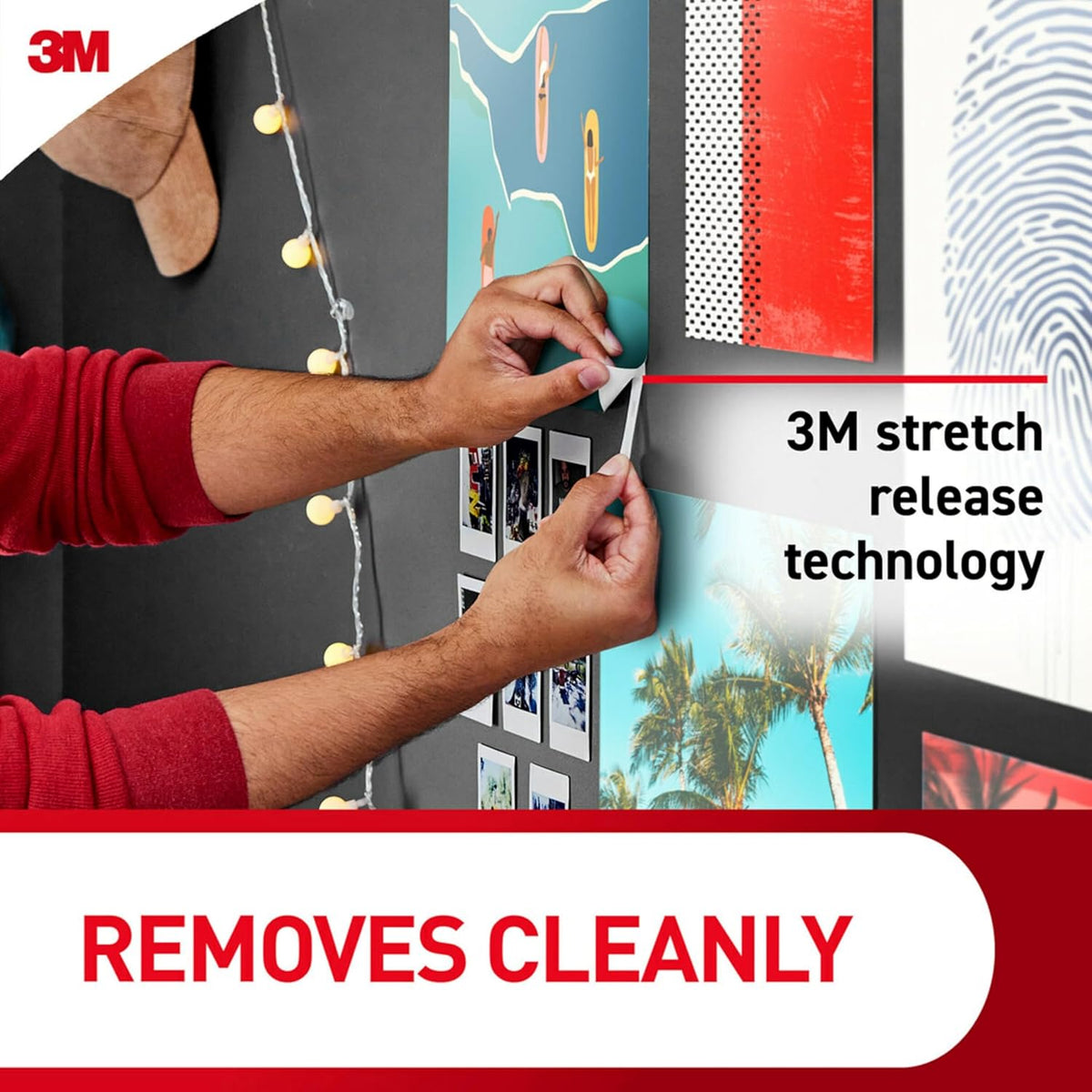 Command Poster Strips Housewarming Gift for New Homeowners, No-Nail Wall Hangers for Posters Prints and Signs