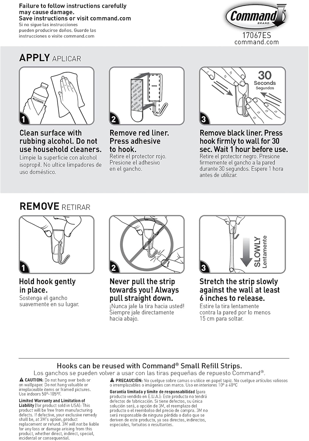 Command Small Wire Toggle Hooks for Neutral-Toned Minimalist Spaces, Adhesive Wall Hooks for Simplified Everyday Organization