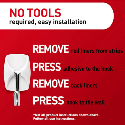 Command Small Wire Toggle Hooks – Low-Profile Adhesive Hooks for a Less-Is-More Holiday Display