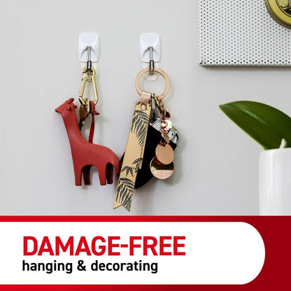 Command Small Wire Toggle Hooks – Low-Profile Adhesive Hooks for a Less-Is-More Holiday Display