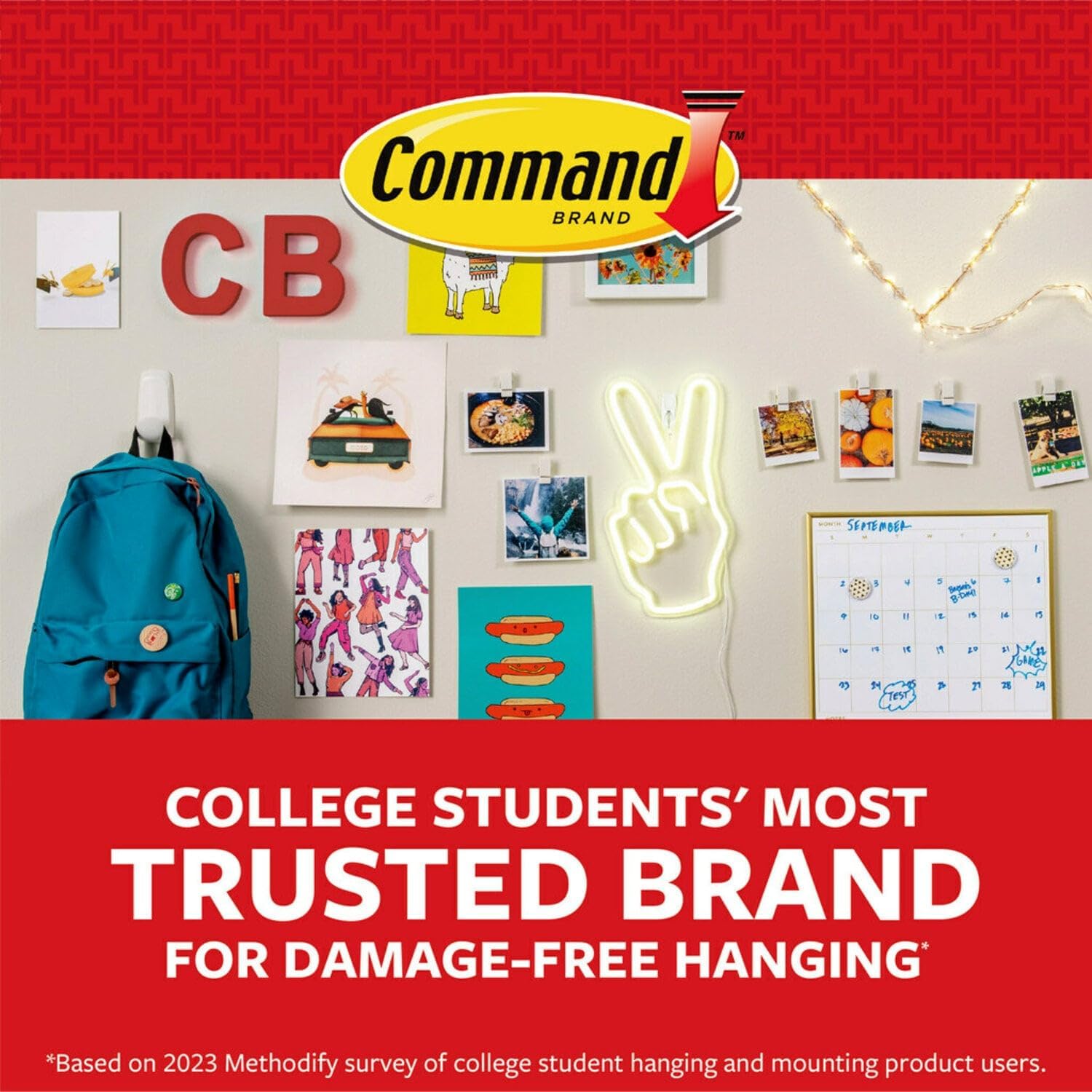 Command Transparent Clips for Intentional Living – Simple, Damage-Free Way to Hang Seasonal Decor
