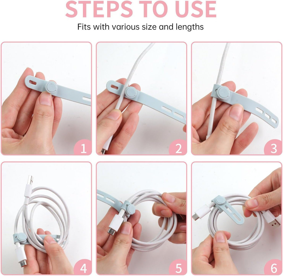 compact 4.7-inch length with 500 pascal tensile strength for repeated use