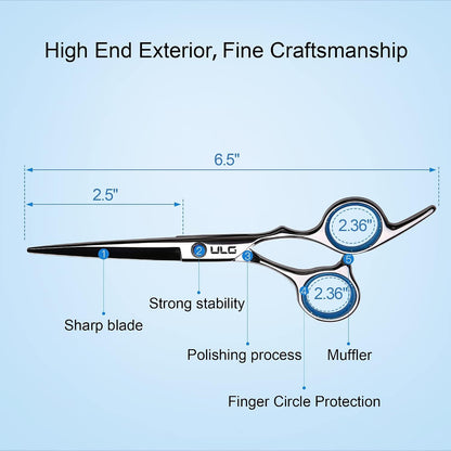 convex blade edge with pointed tip for precision cutting and layering
