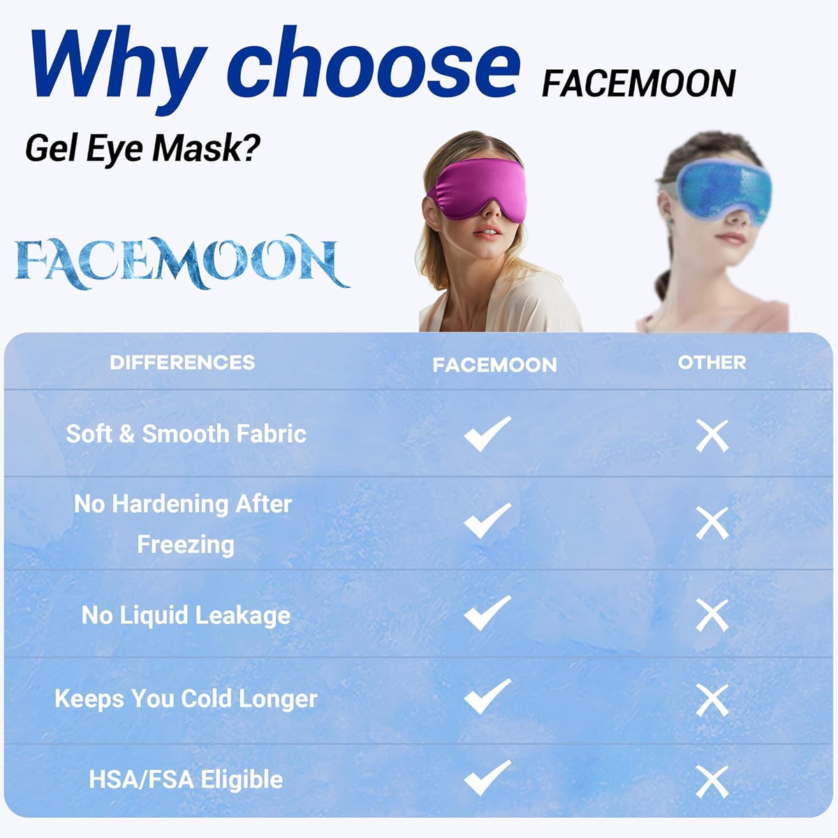Cooling Eye Mask – Designer-Grade Cold Therapy for Her, Refined Eye Care for the Modern Vanity