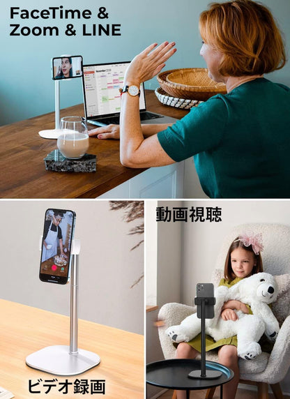 COOPER ChatStand Sturdy Cell Phone Holder – Hands-Free Stand for Desk Focus Sessions and Back-to-Back Conference Calls