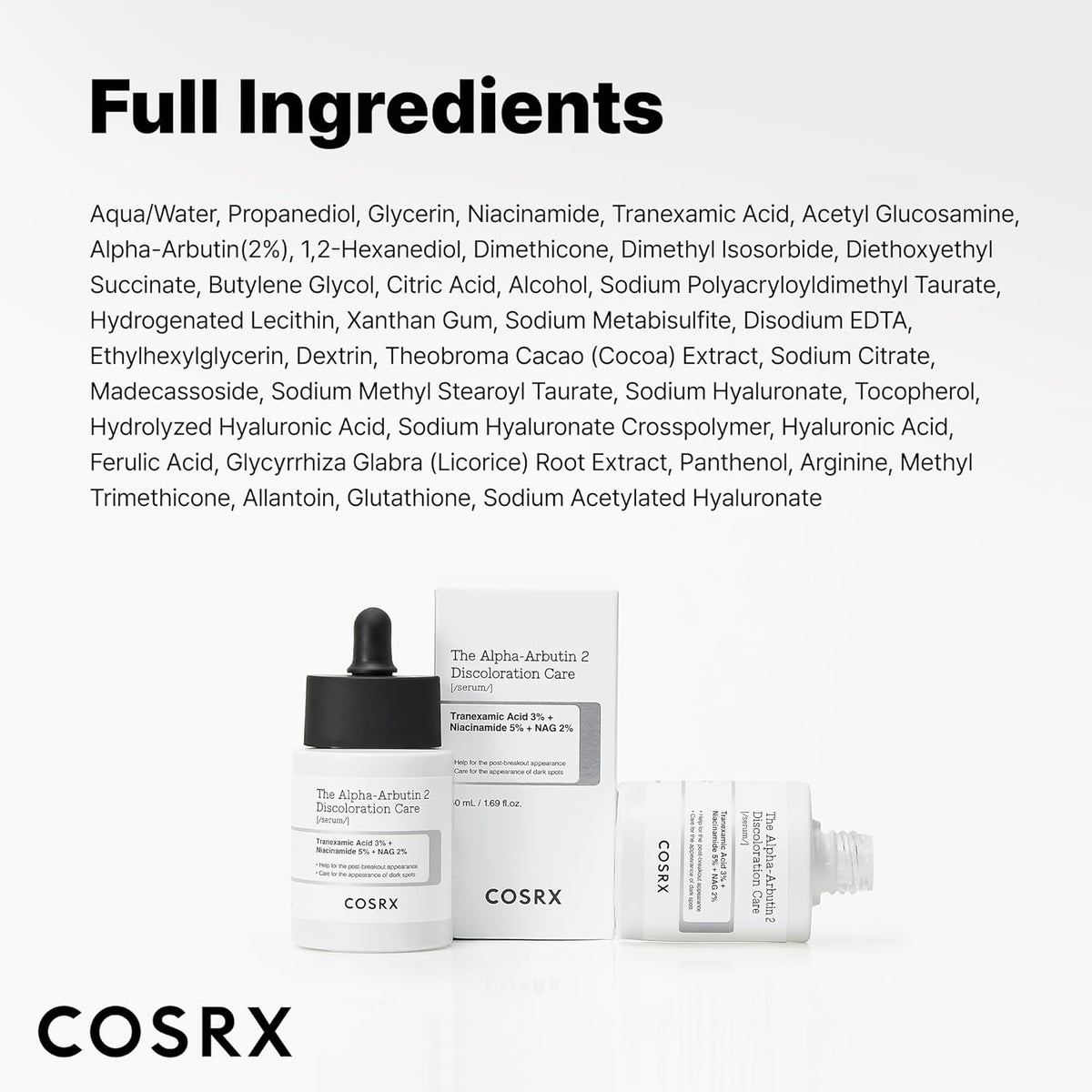 COSRX 2% Alpha Arbutin Niacinamide Serum – Intentional Skincare Step Designed for a Less-Is-More Routine