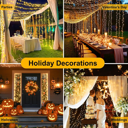 Cozy Home Decor Gift for Her, Connectable LED Fairy String Lights with Timer for Birthday and Housewarming