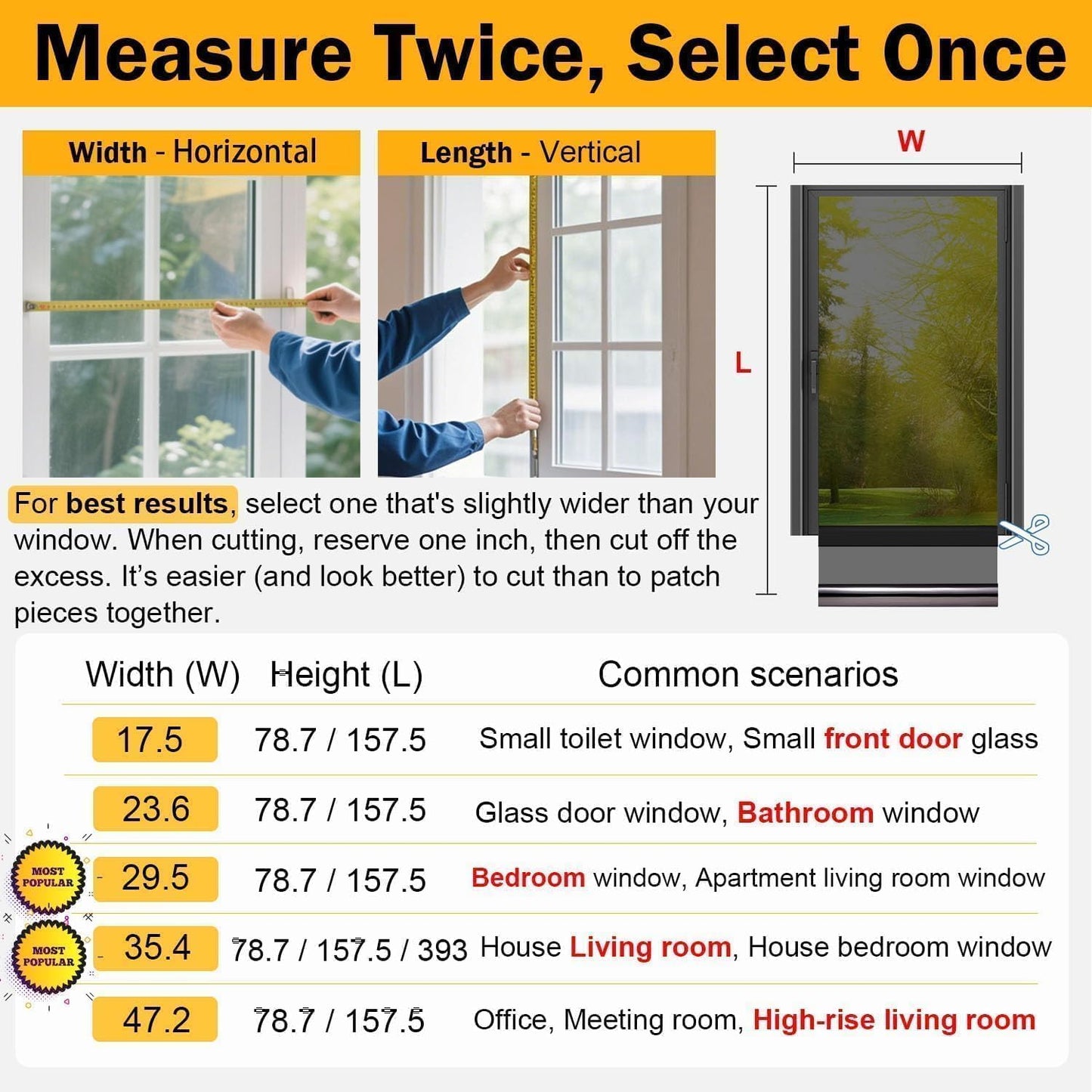 CozyPrivacy Static Cling Window Film – Modern Apartment Decor, Decorative Mirror Finish