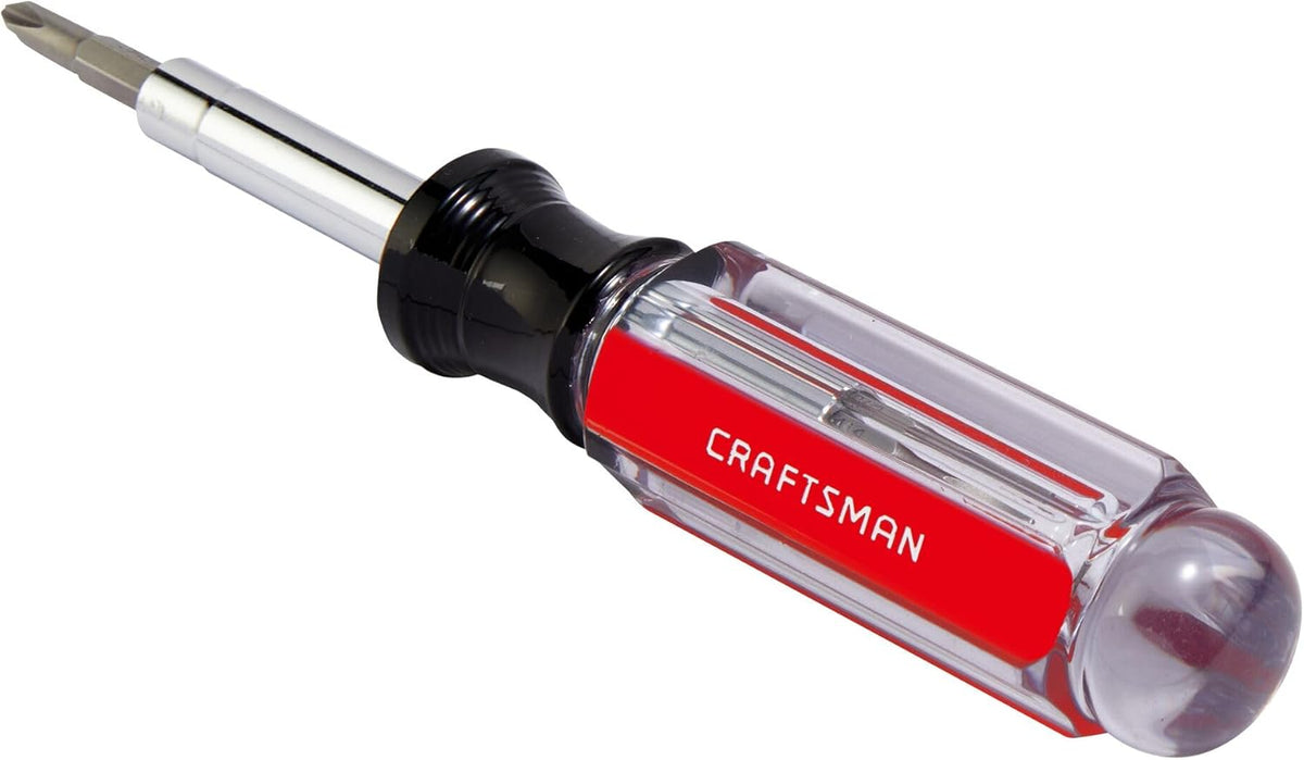 CRAFTSMAN 6-in-1 Screwdriver – Workshop Essential for Tradespeople, Nut and Bit Driver in One