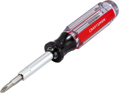 CRAFTSMAN 6-in-1 Screwdriver – Workshop Essential for Tradespeople, Nut and Bit Driver in One