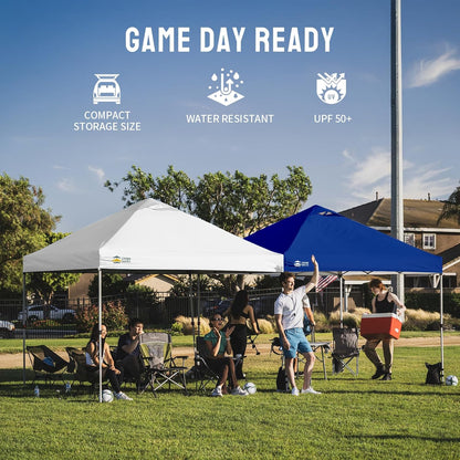 CROWN SHADES 10x10 Instant Canopy – Weather-Safe Patio Shelter, Wind Vents & Water-Resistant