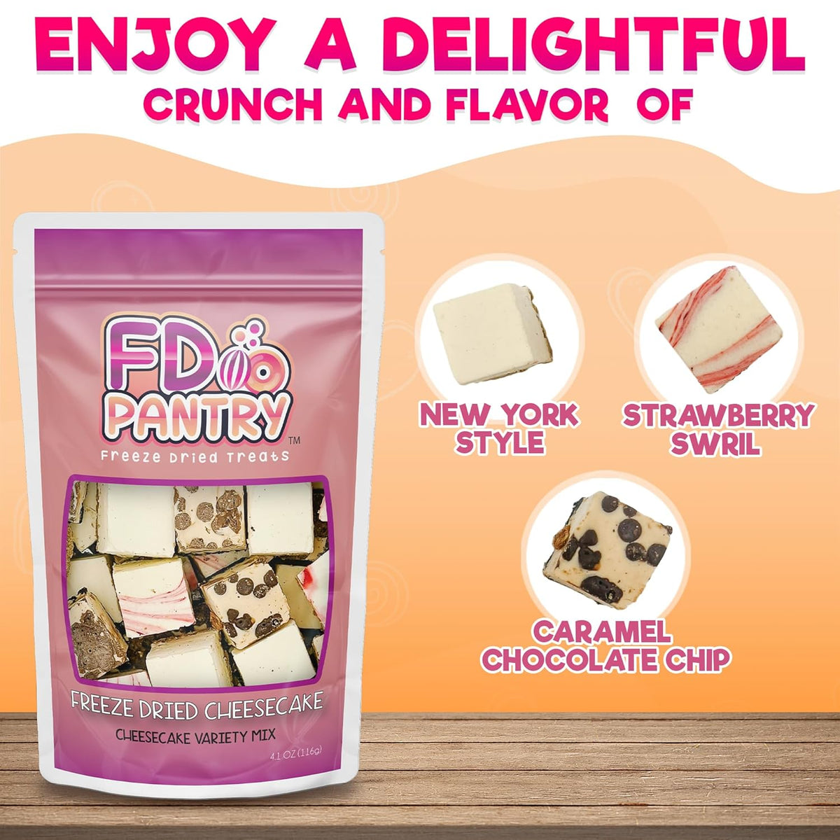 Crunchy Freeze Dried Ice Cream Sandwich Bites – Fun Housewarming and Valentine's Day Gift for Women and Men